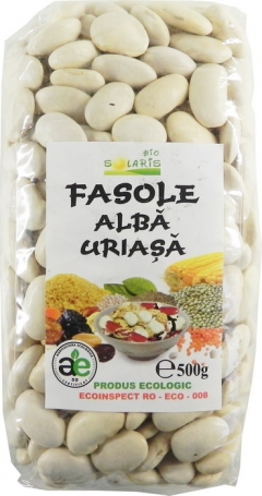 Seminte oleaginoase si leguminoase - Fasole boabe bio alba uriasa
