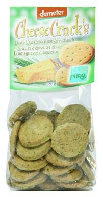 Crackers - Crackers bio din spelt cu branza