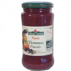 Piure fructe bio coacaze - mere