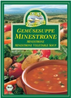 Supe instant - Supa bio de legume Minestrone, plic (2 portii)