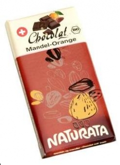 Ciocolata - Ciocolata bio cu migdale si portocale