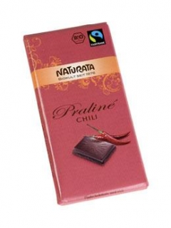 Ciocolata - Ciocolata bio Praline cu umplutura, aroma chili