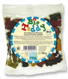 Bomboane - Bomboane bio gumate din fructe "Teddy bear"