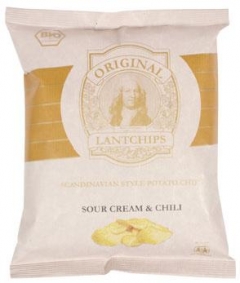 Chipsuri si snacks-uri - Chips cartofi bio, sour cream si chili