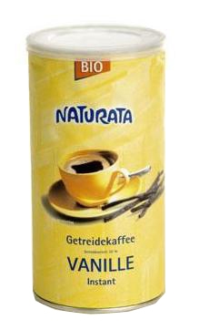 Cafea cereale bio instant, aroma vanilie