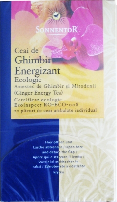 Ceai bio energizant ghimbir