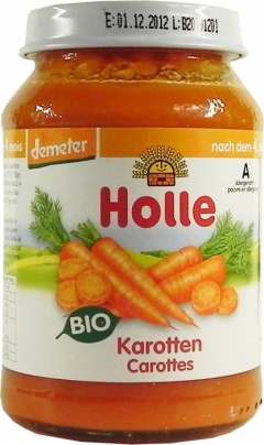 Piureuri de legume sau fructe - Meniu piure bio morcovi