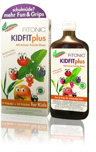 Elixir bio Kidfit plus cu rodie