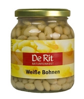 Legume conservate - Fasole alba bio la borcan
