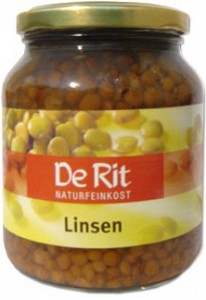 Legume conservate - Linte bio la borcan