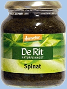 Legume conservate - Spanac bio la borcan