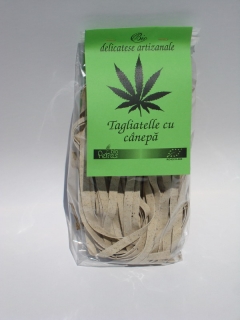 Paste - Paste fainoase bio tagliatelle, cu canepa